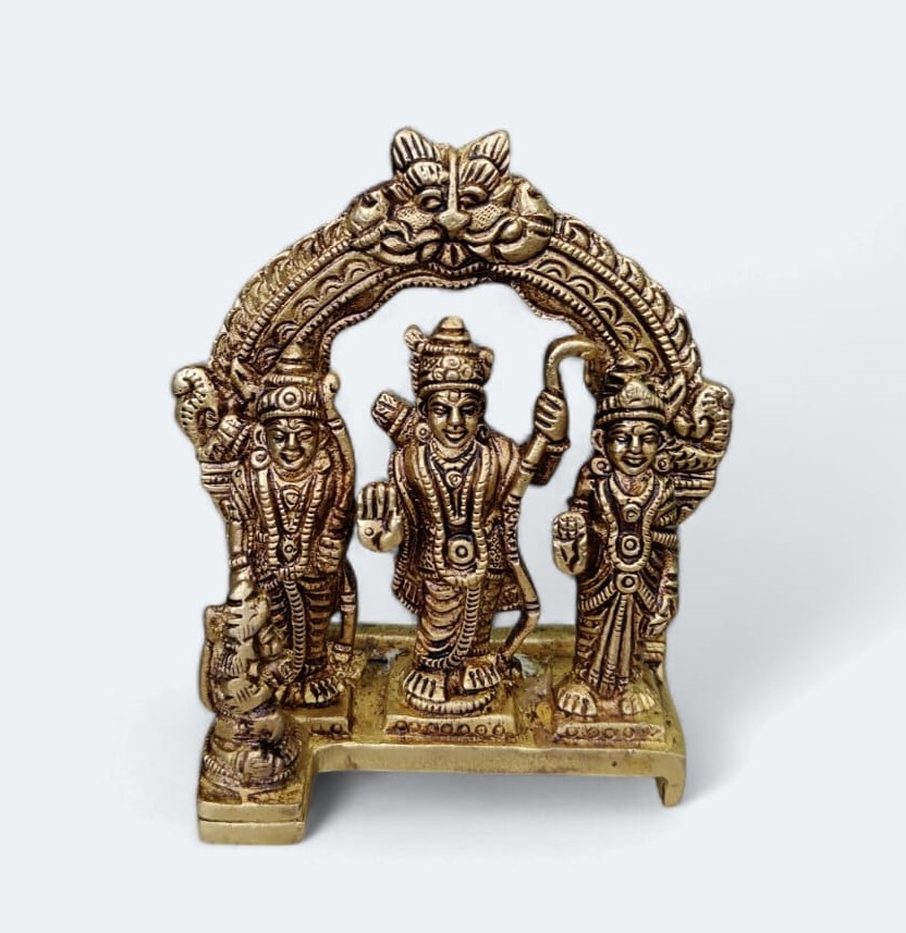 Brass Ram Darbar Idol Height 11 Cm