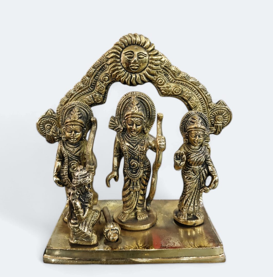 Brass Ram Darbar Idol Height 16 Cm