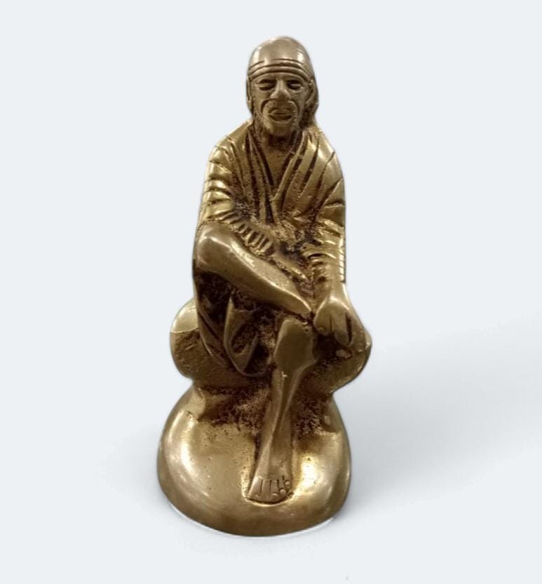 Brass Sai Baba Murti Shirdi Idol 