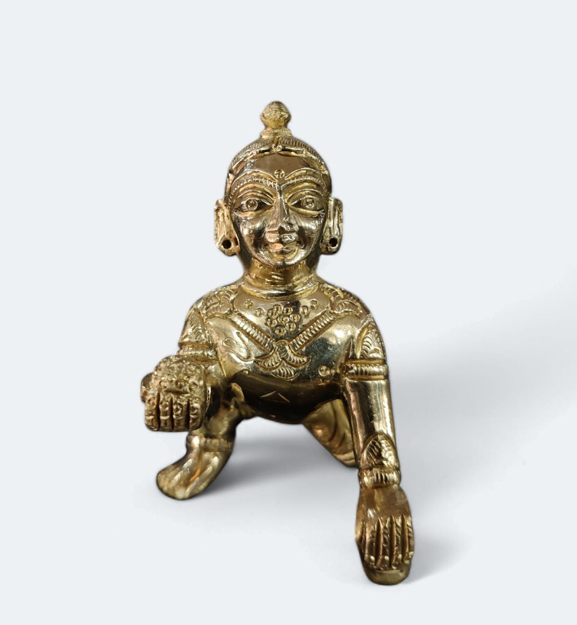 Laddu Gopal Murti | Pure Brass Ashtadhatu Murti