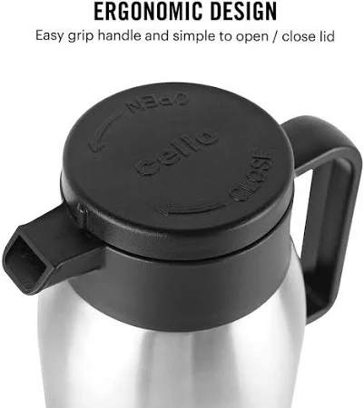 Cello Livia Stainless Steel Vacusteel Carafe
