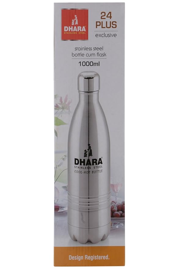 Dhara Stainless Steel Cool - Hot Bottle Cum Flask