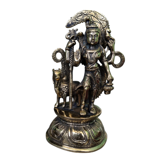 Brass Shiva Idol Shiv Ji Height 20 Cm