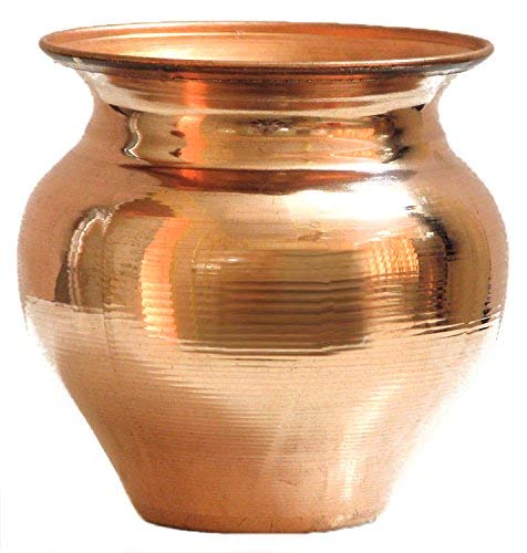 Copper Vessel Kalash Tambya Lota for Pooja Small Copper Lota/Kalash/Puja/Karwachauth