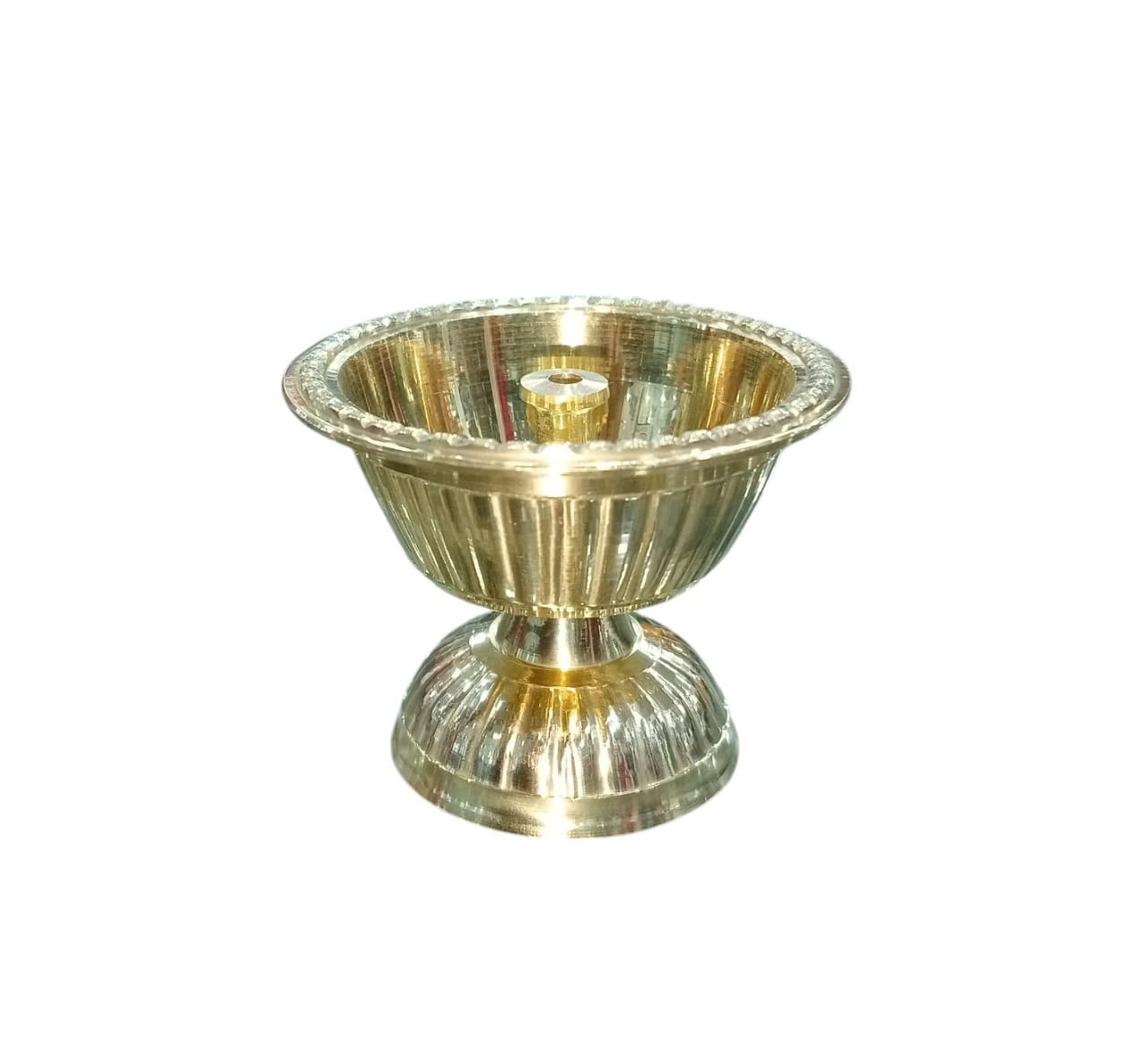 Brass Akhand Jyot Diya/Brass Diya Brass Table Diya 