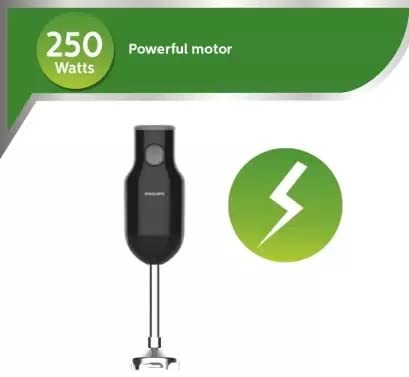 PHILIPS Alloy Steel Hl1655/02 Hand Blender 250W Black