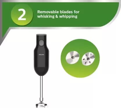 PHILIPS Alloy Steel Hl1655/02 Hand Blender 250W Black