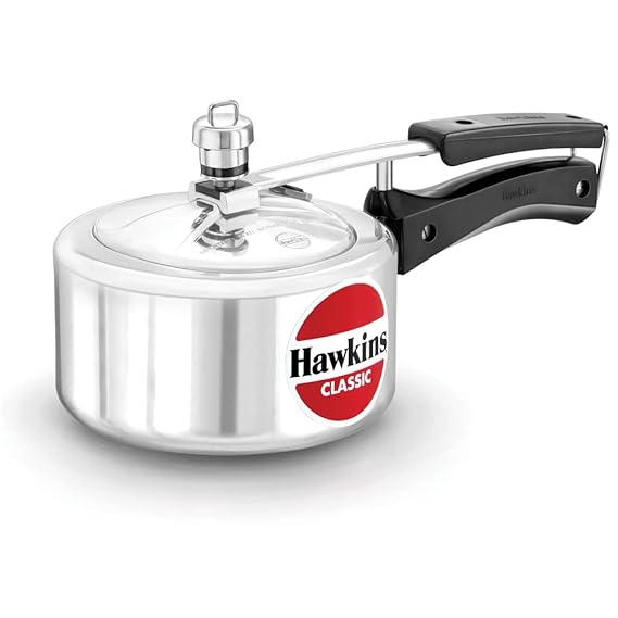 Hawkins Aluminum Classic Pressure Cooker, Best Inner Lid Cooker, Silver