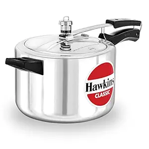 Hawkins Aluminum Classic Pressure Cooker, Best Inner Lid Cooker, Silver