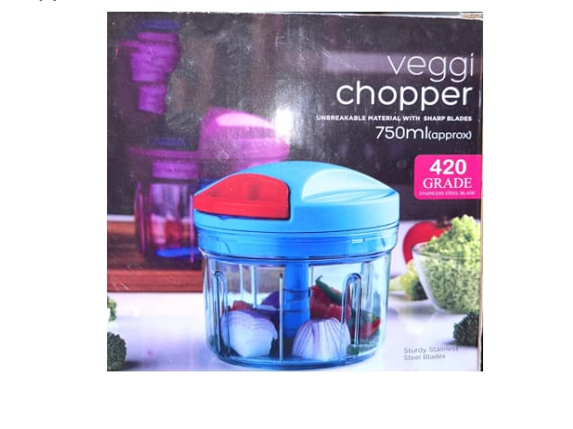 Plastic Manual Vegetable Chopper for Kitchen, Vegetable Cutter for Kitchen, Onion Cutter, Onion Chopper (750 ml)