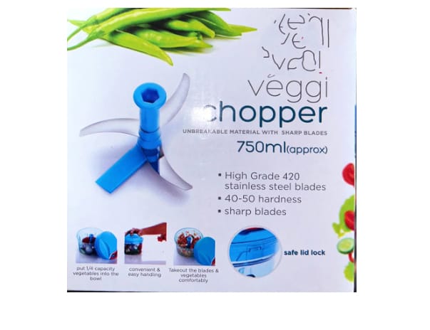 Plastic Manual Vegetable Chopper for Kitchen, Vegetable Cutter for Kitchen, Onion Cutter, Onion Chopper (750 ml)