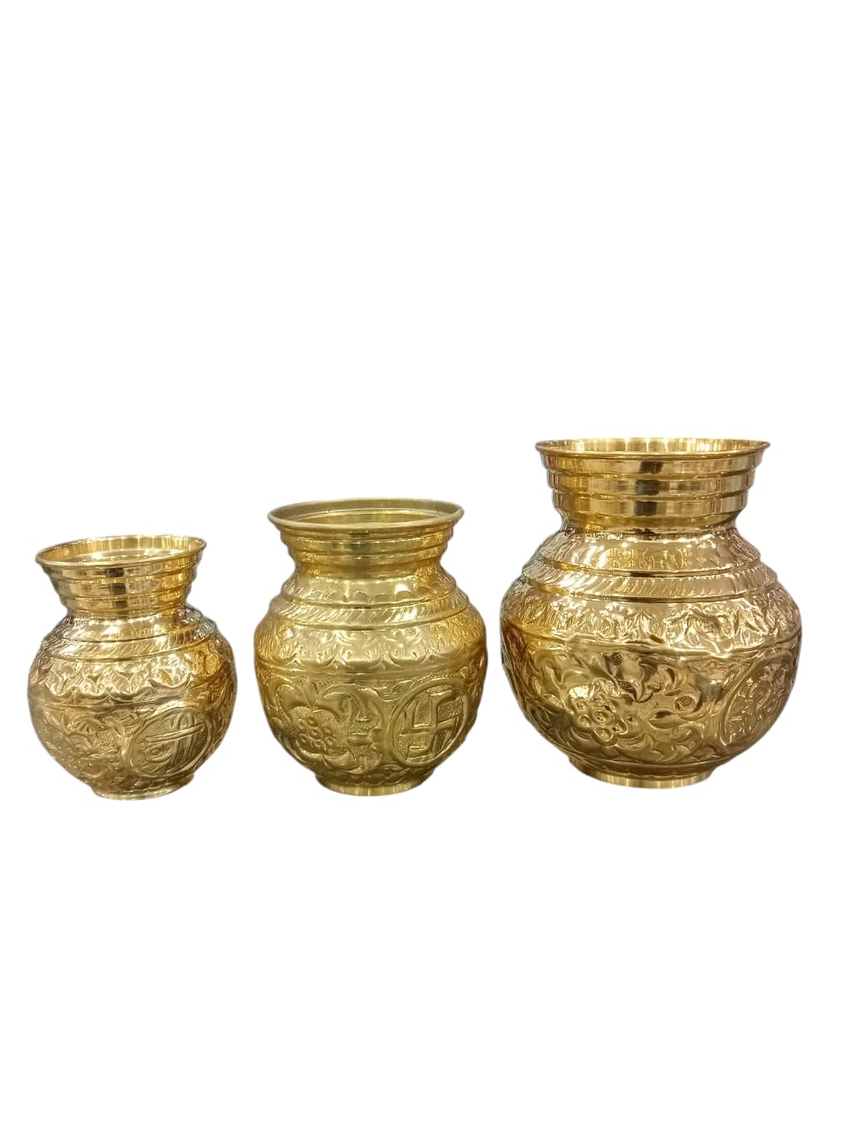 Brass Globe Brass Pooja Kalash | Brass Lota | Pooja Lota