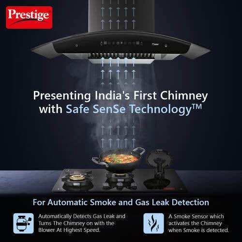 Prestige Kitchen Hood - Oscar 600 Contemporary Black