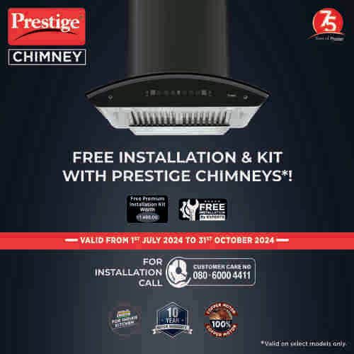 Prestige Kitchen Hood - Oscar 600 Contemporary Black