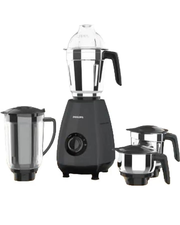 PHILIPS HL7704/00 1000 W Juicer Mixer Grinder  (HL7704/00 black | 4 Jars | Black)