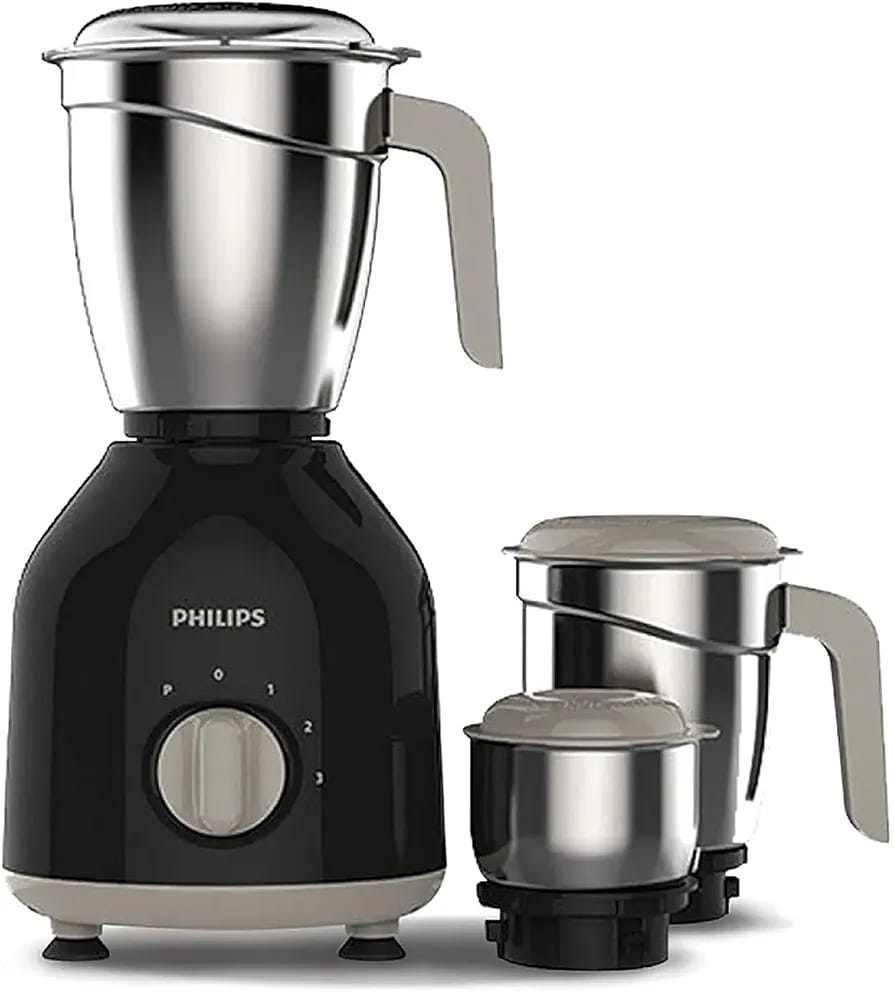 PHILIPS HL7757/00 750 W Mixer Grinder  (HL7757/00 | 3 Jars | Black)