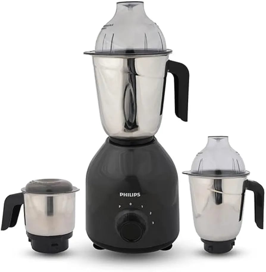 PHILIPS HL7757/00 750 W Mixer Grinder  (HL7757/00 | 3 Jars | Black)