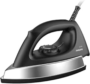 Philips GC181 Heavy Weight 1000-Watt Dry Iron (Black)