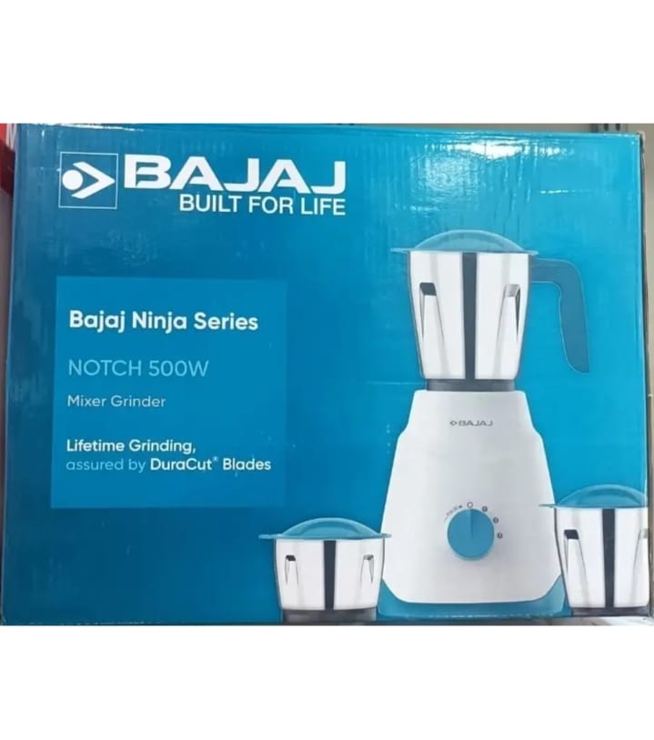 Bajaj Ninja Series Notch 500W Mixer Grinder