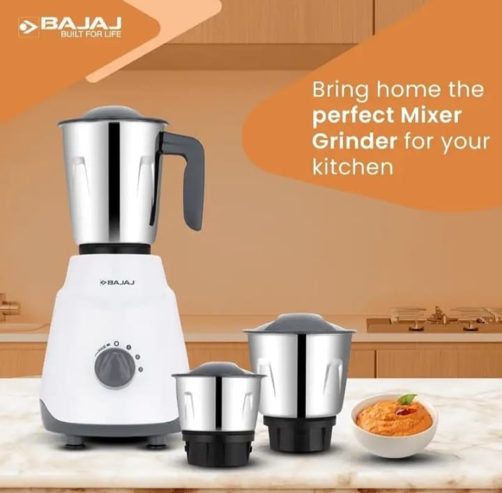 Bajaj Ninja Series Notch 500W Mixer Grinder