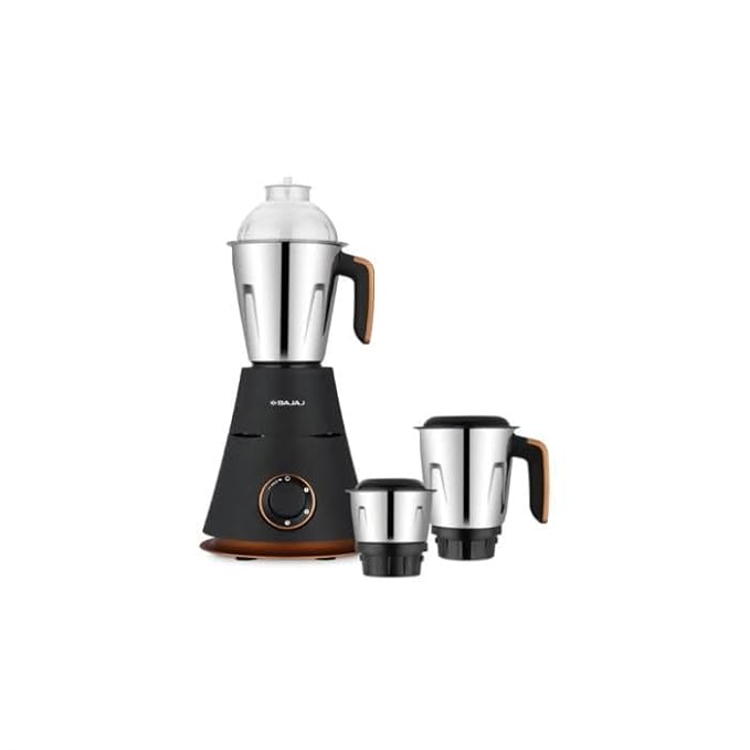 Bajaj Ninja 410594 Virtue 750 Watts Mixer Grinder with 4 Jar Black
