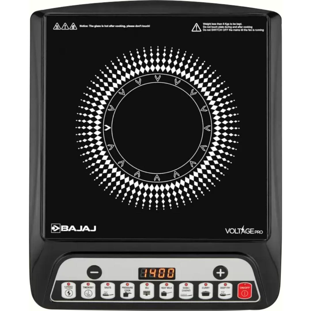 Bajaj ICX 140TS (740308) 1400W Push Button Control Induction Cooktop (Black)