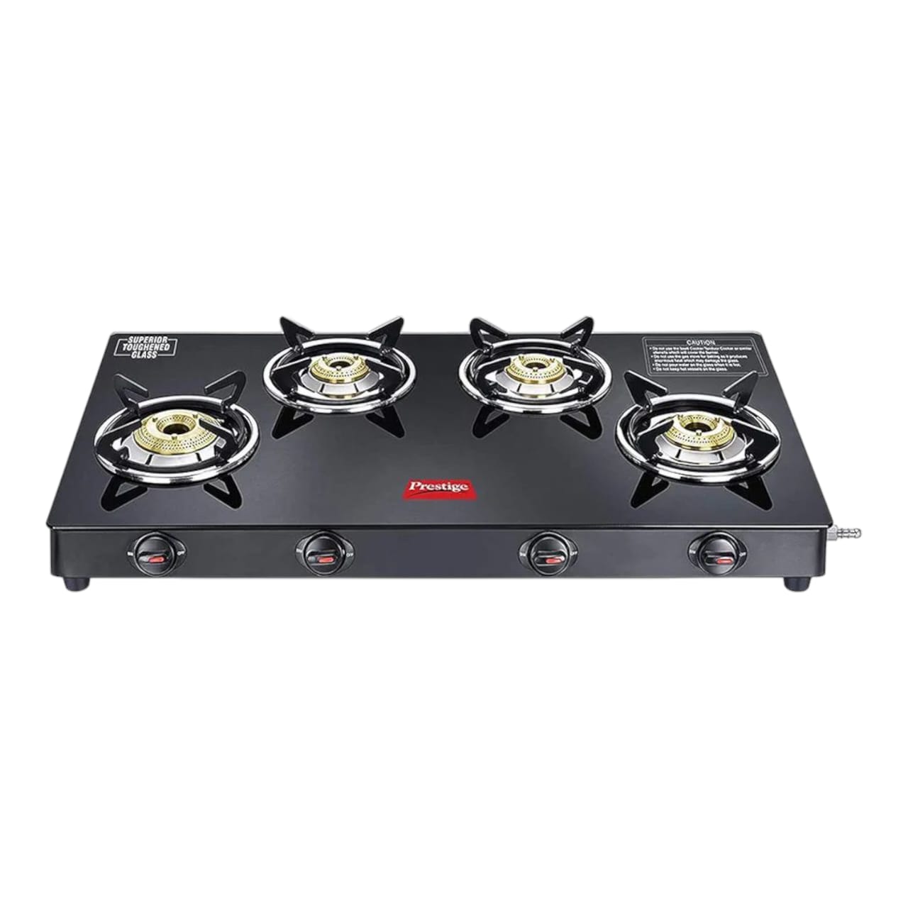 Prestige Marvel Plus Gas Stove GTM 04 - Black, Manual, 4 Burner (40291)