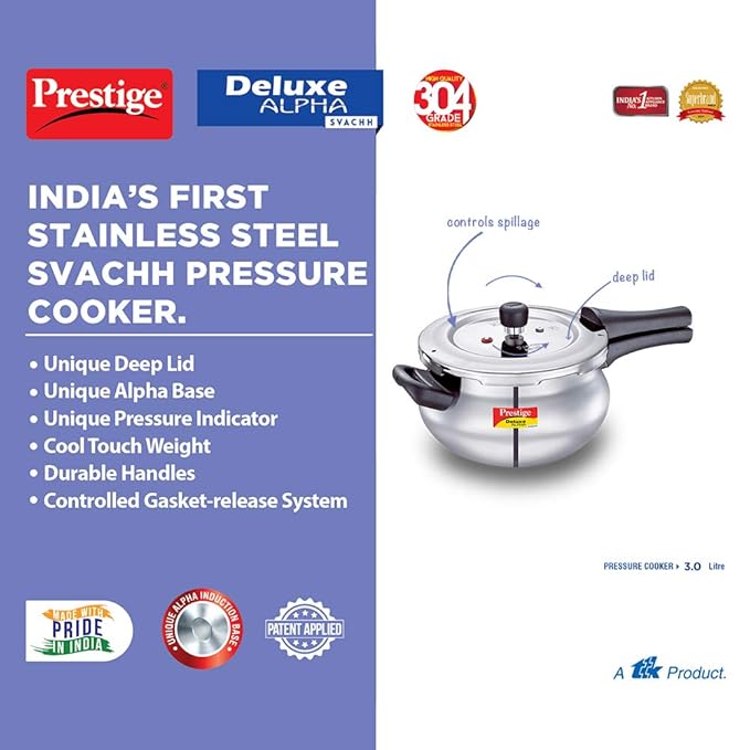Prestige Svachh Deluxe Alpha Mini Pressure Handi