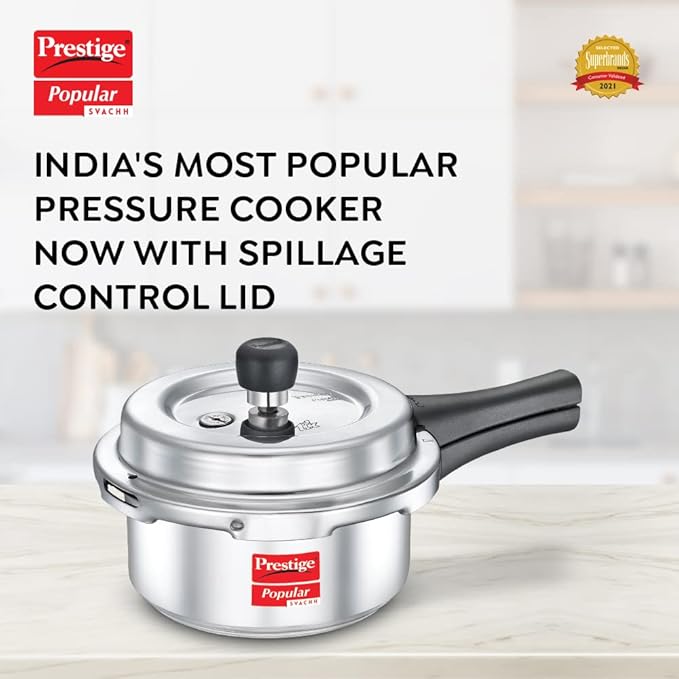 Prestige by TTK Popular Svachh Outer Lid Pressure Cooker  (Aluminium)