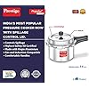 Prestige Popular Plus Svachh Virgin Aluminium Gas And Induction Compatible Outer Lid Pressure Cooker