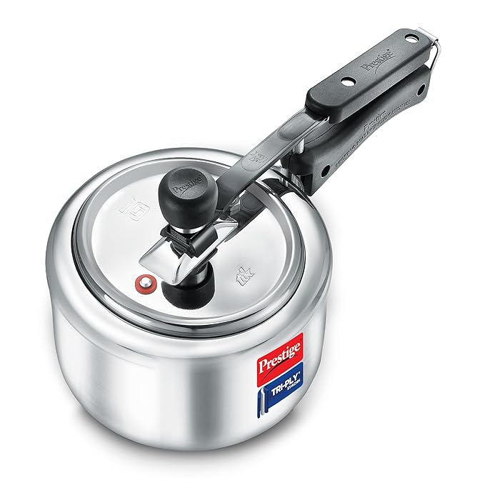 Prestige Tri-Ply Svachh Inner Lid Pressure Cooker | Gas and Induction Compatible