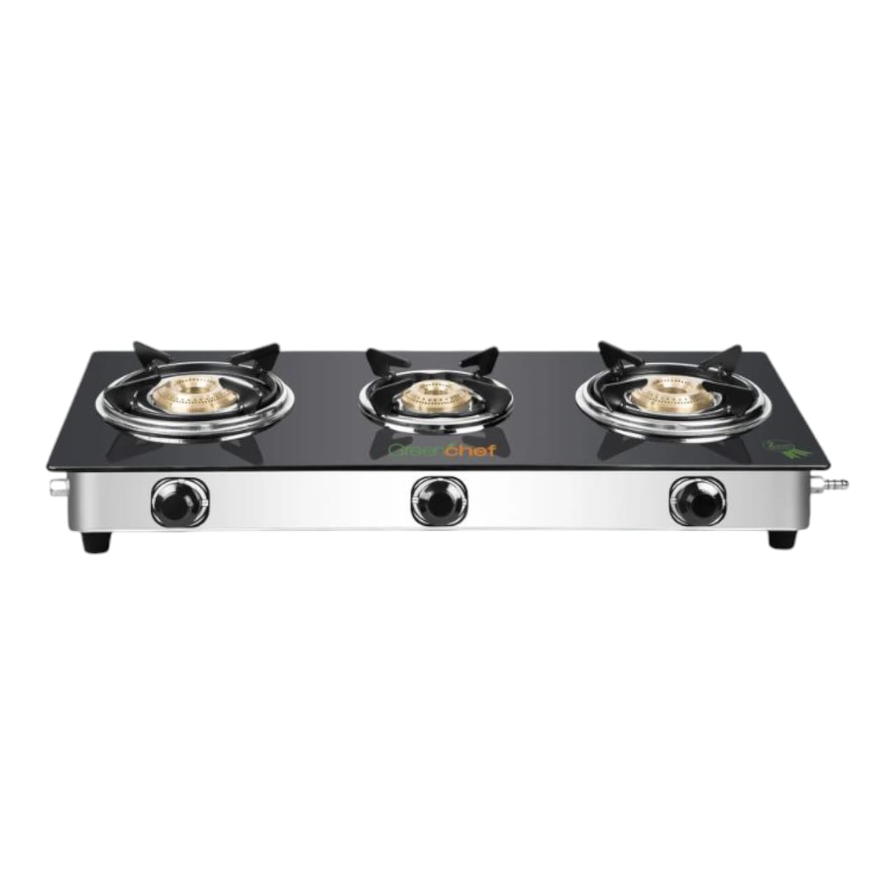 Greenchef crystal plus glass manual gas stove 3 burner
