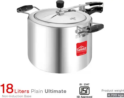 Summit Inner lid 18 Liters Ultimate Non-Induction Base Pressure Cooker