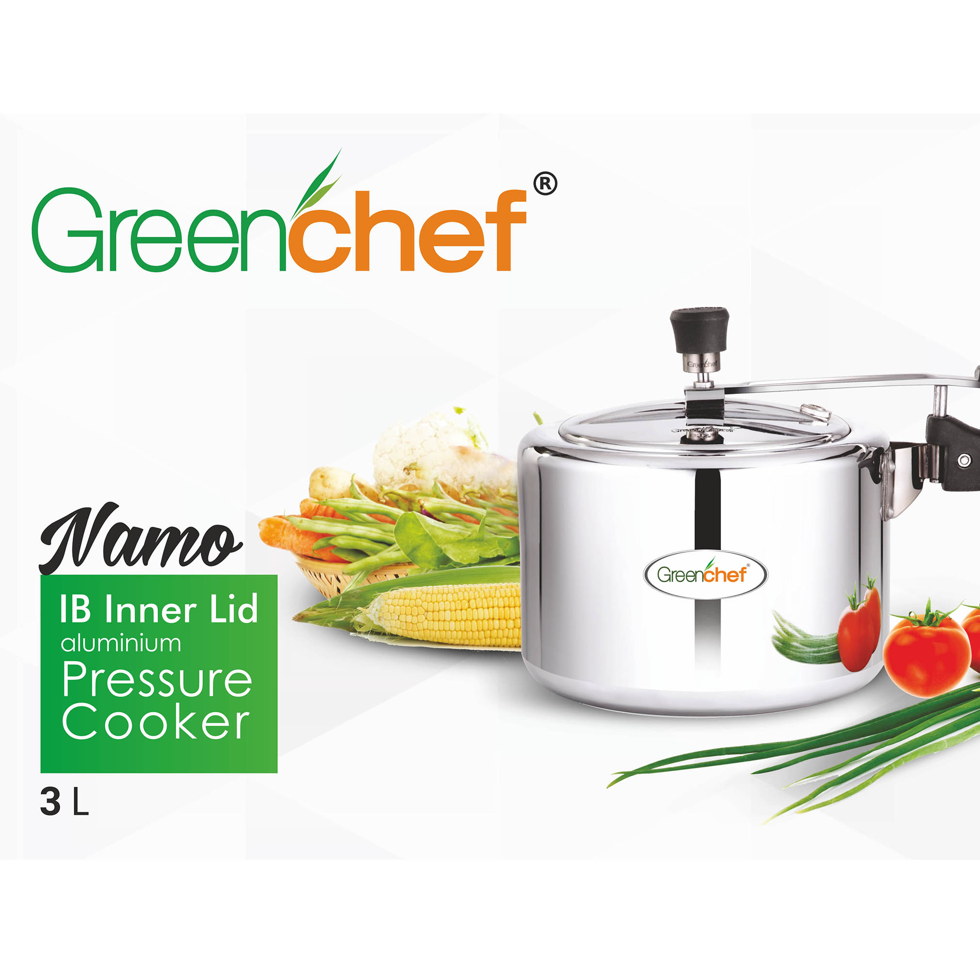 Greenchef Induction Base innerlid Cooker 3ltr