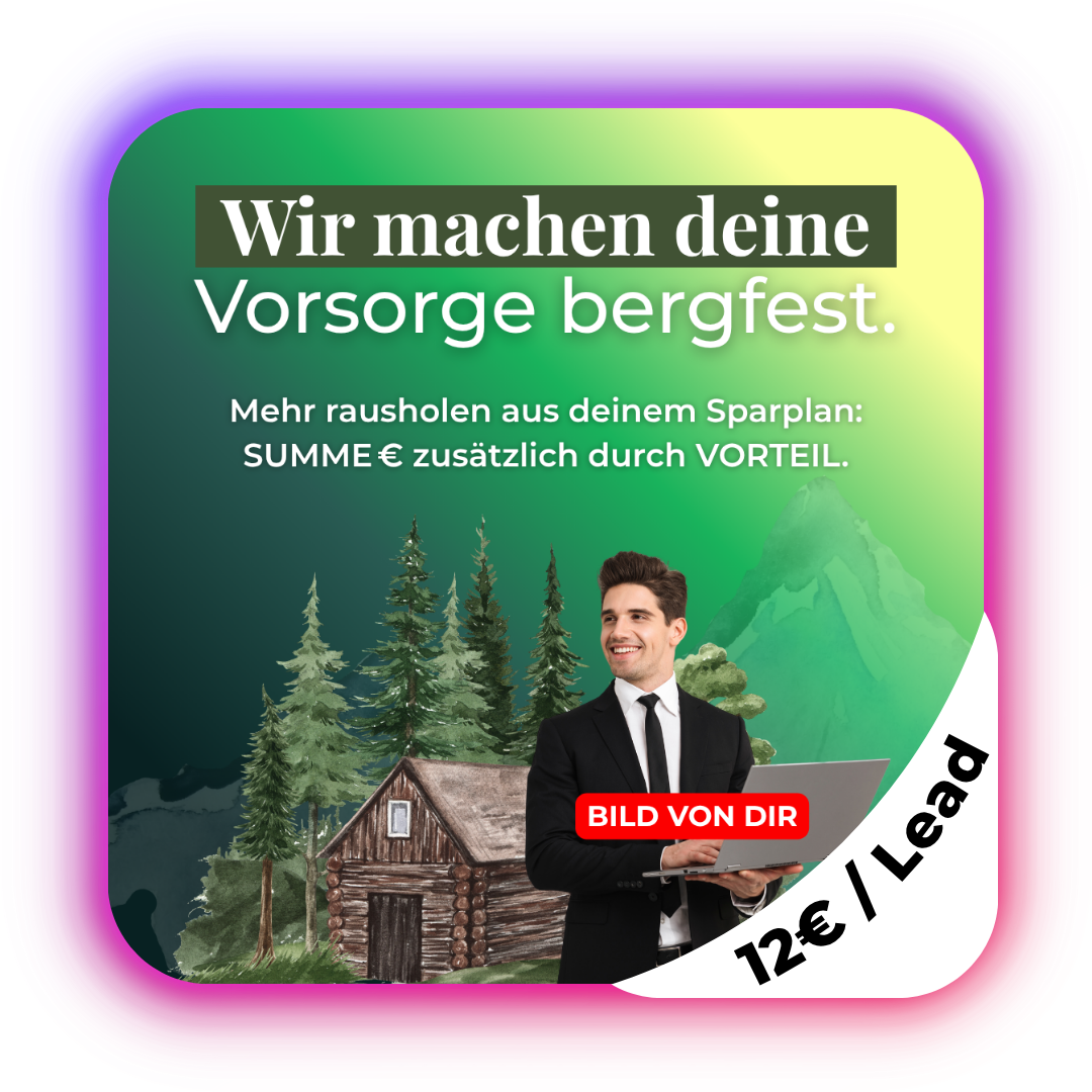 Mehr Abschlüsse, weniger Aufwand – Creative Templates für Lebensversicherungen