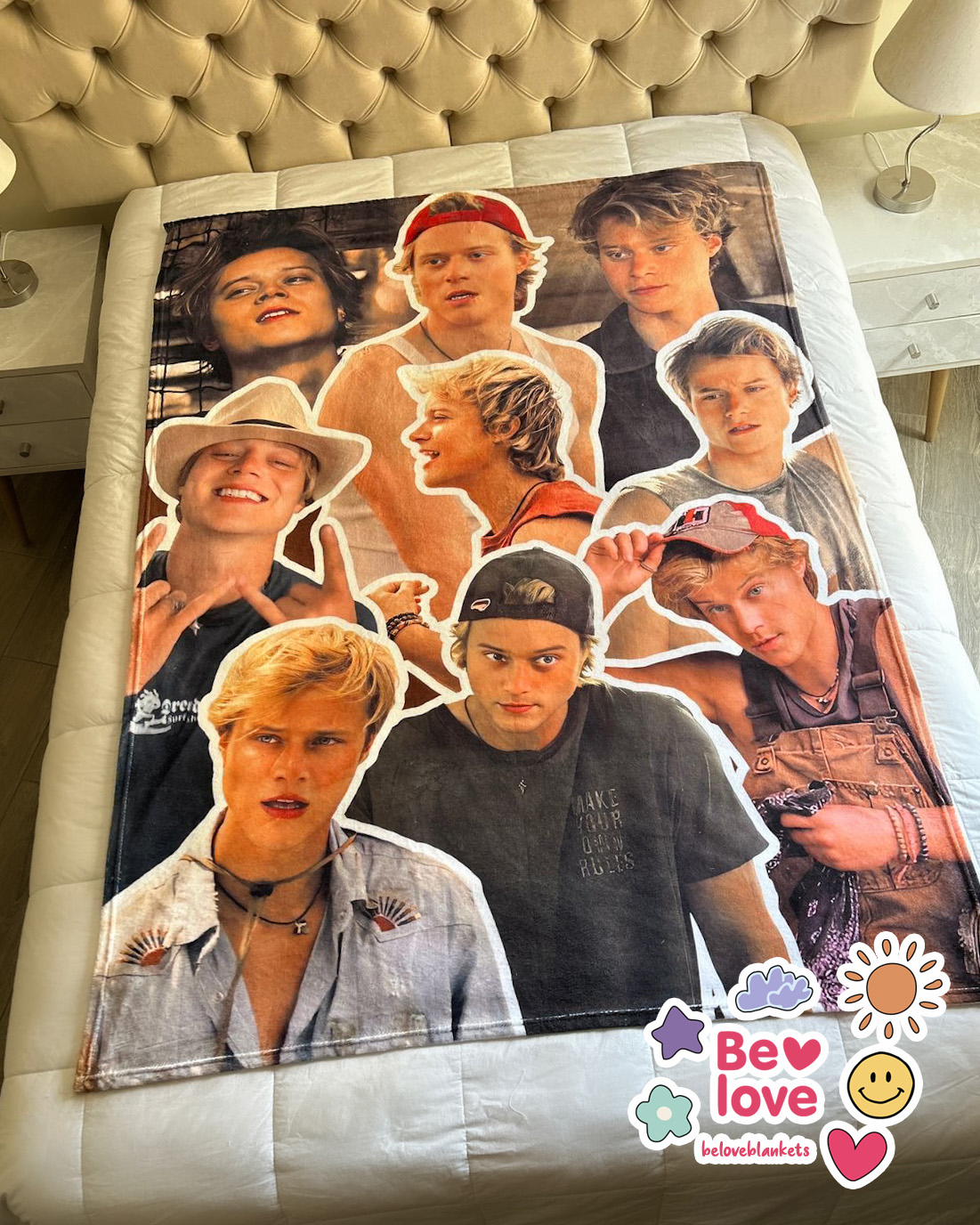 Rudy Pankow Collage Blanket
