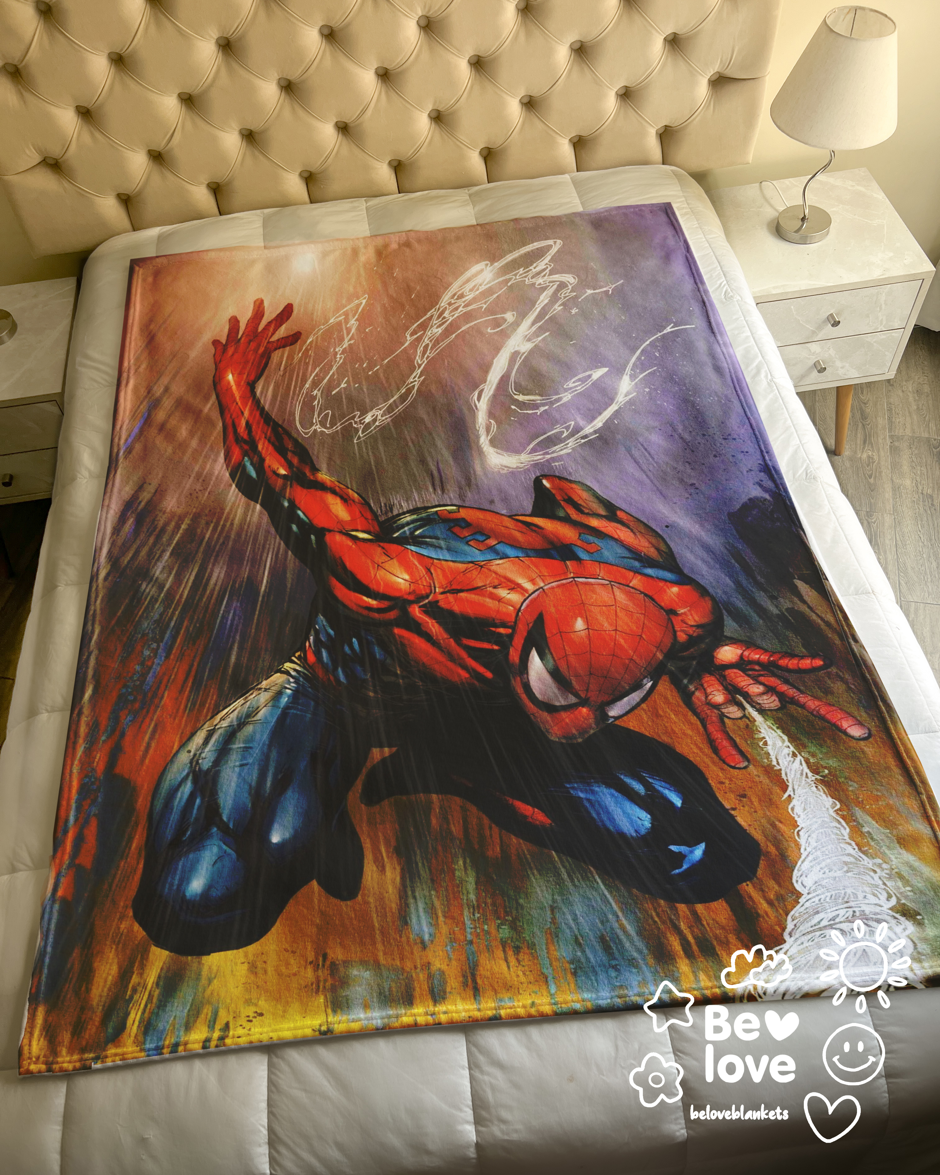 Spider-Man art Blanket
