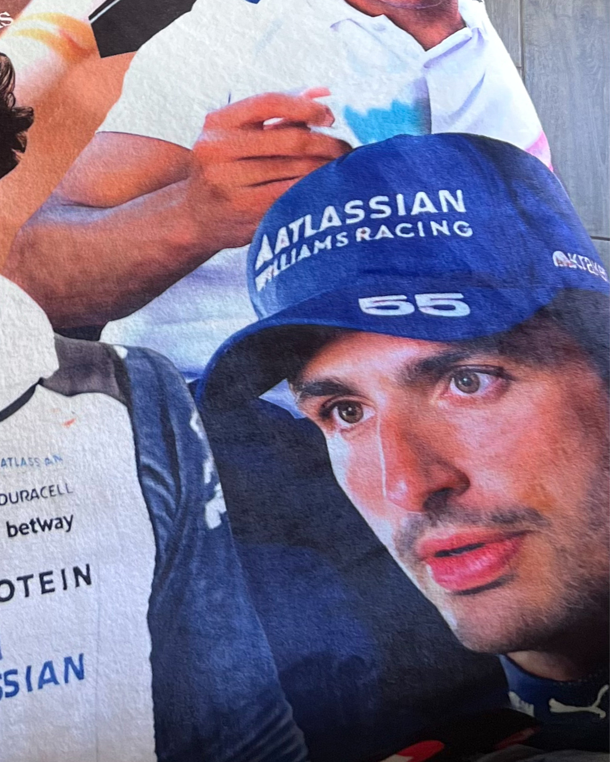 Carlos Sainz Williams Collage