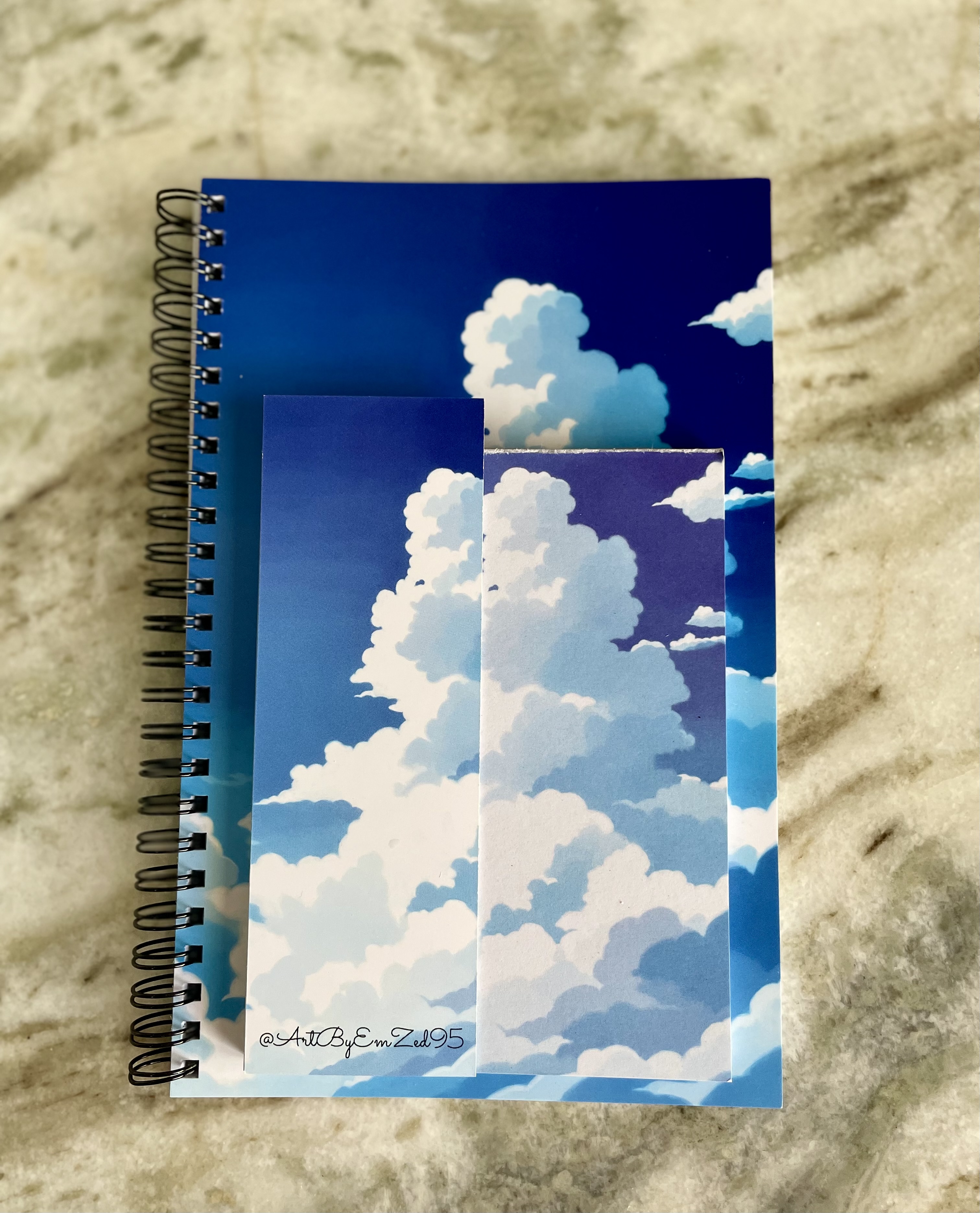 Blue Cloud Notebook Sets