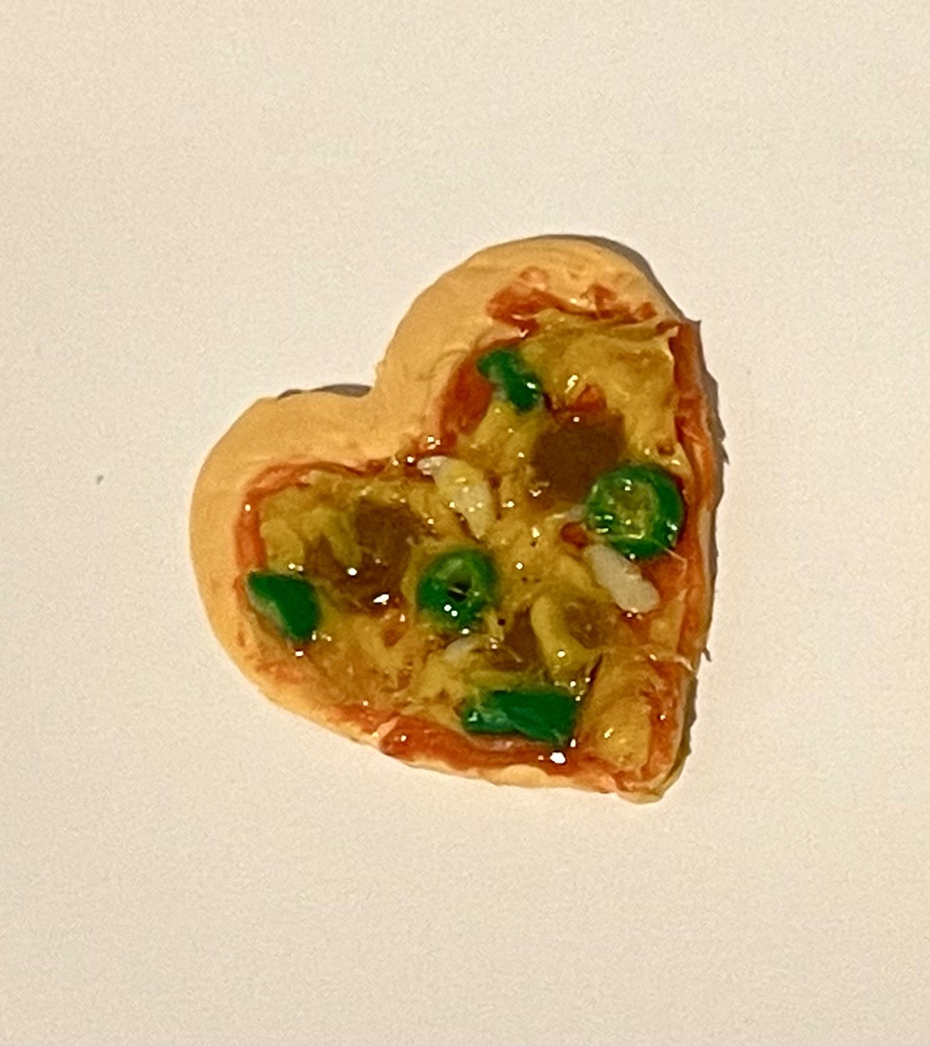 Heart Pizza Magnet