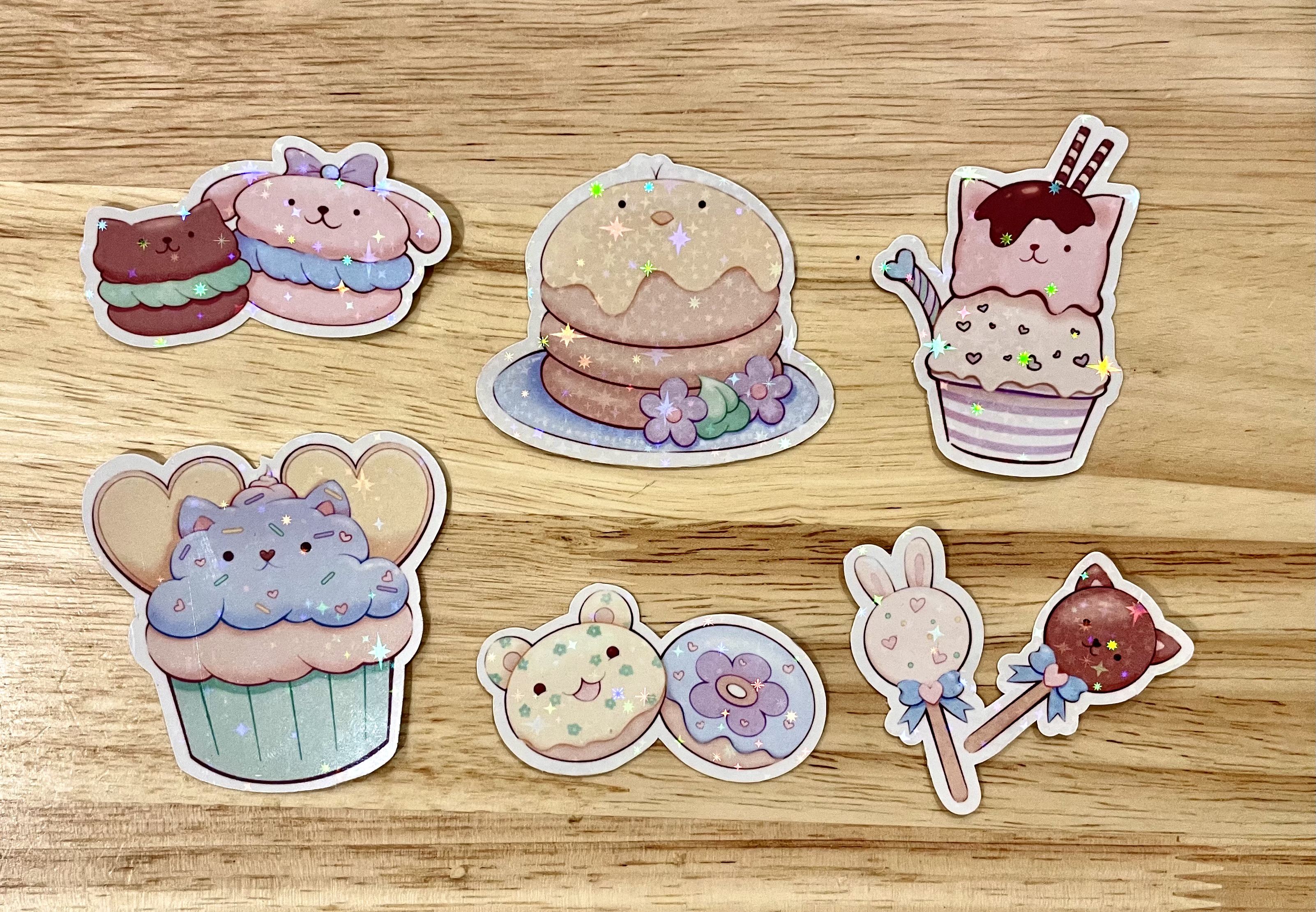 Kemonomimi Sweets Sticker Set