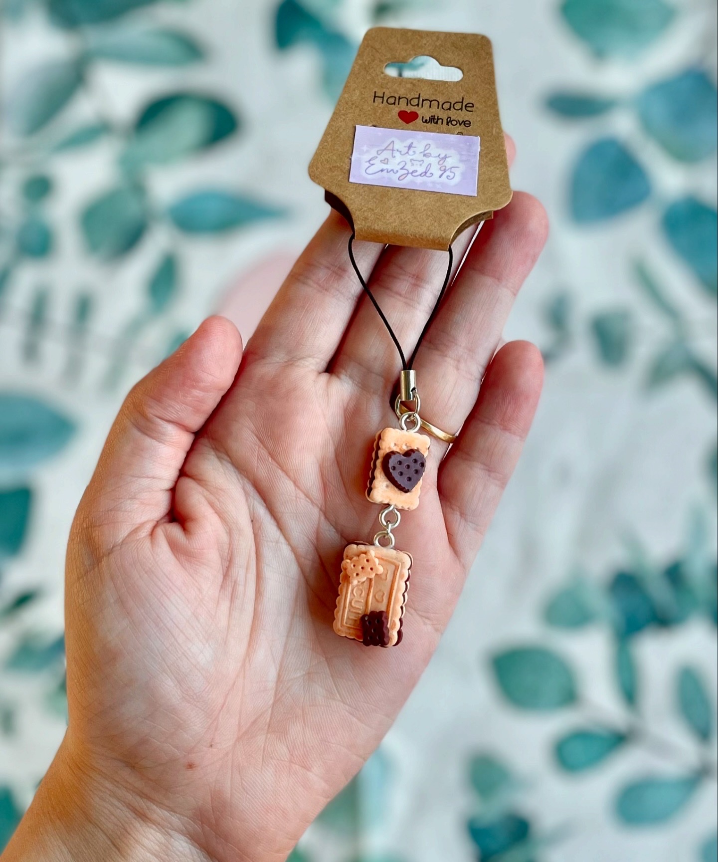 Icecream Sandwich 2 Tier Keychain