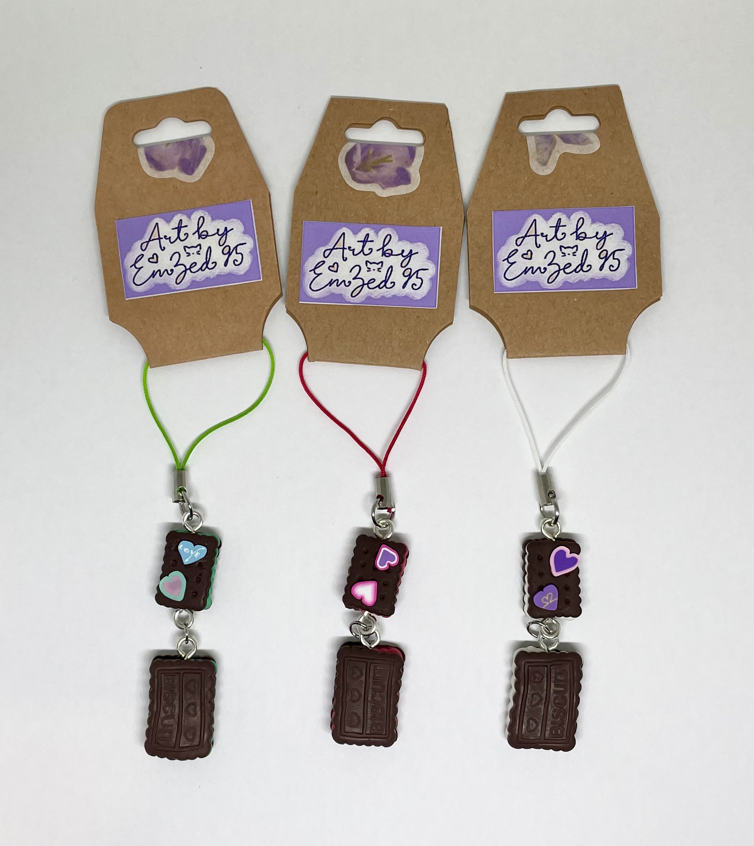 Icecream Sandwich 2 Tier Keychain