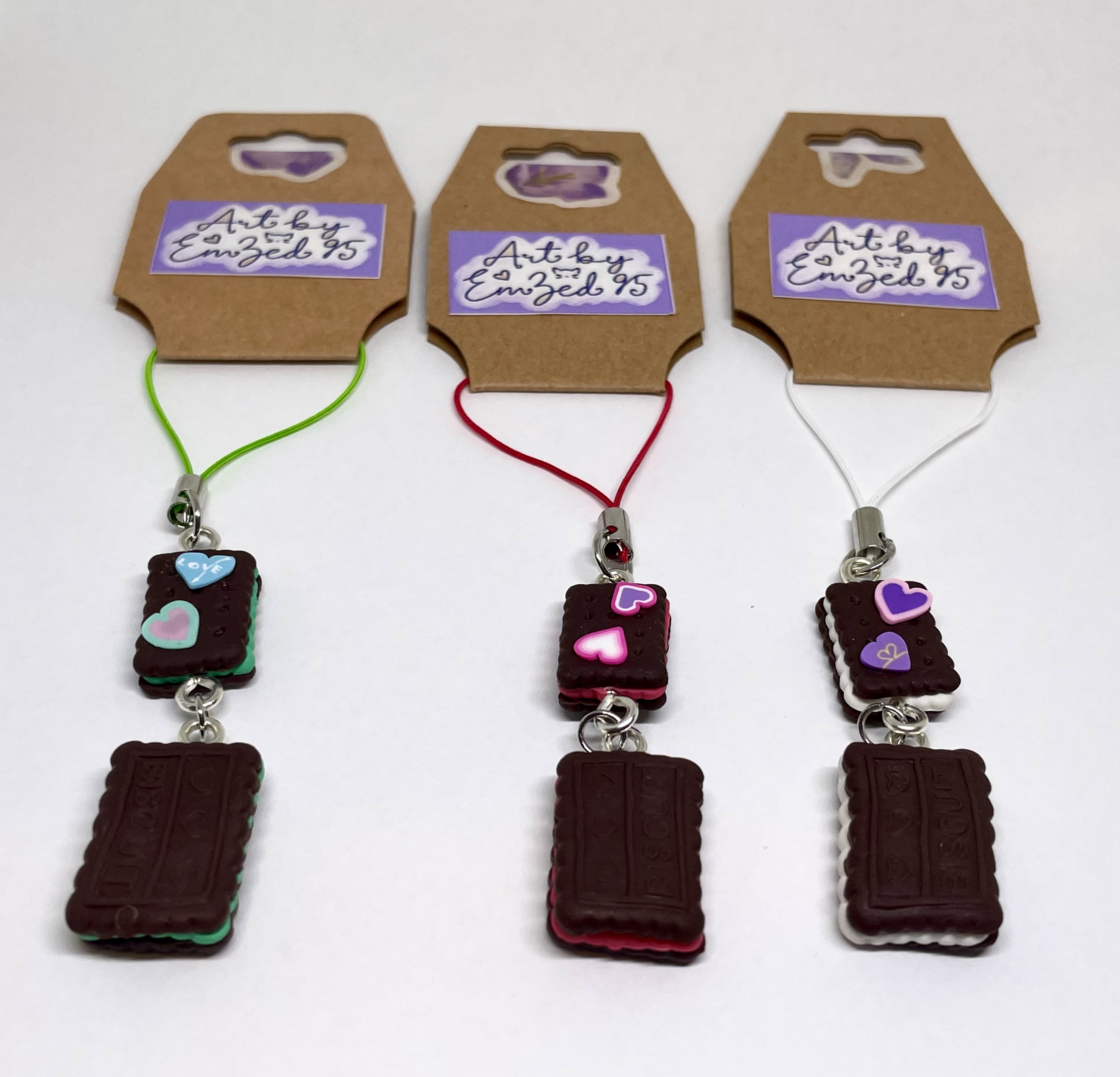 Icecream Sandwich 2 Tier Keychain