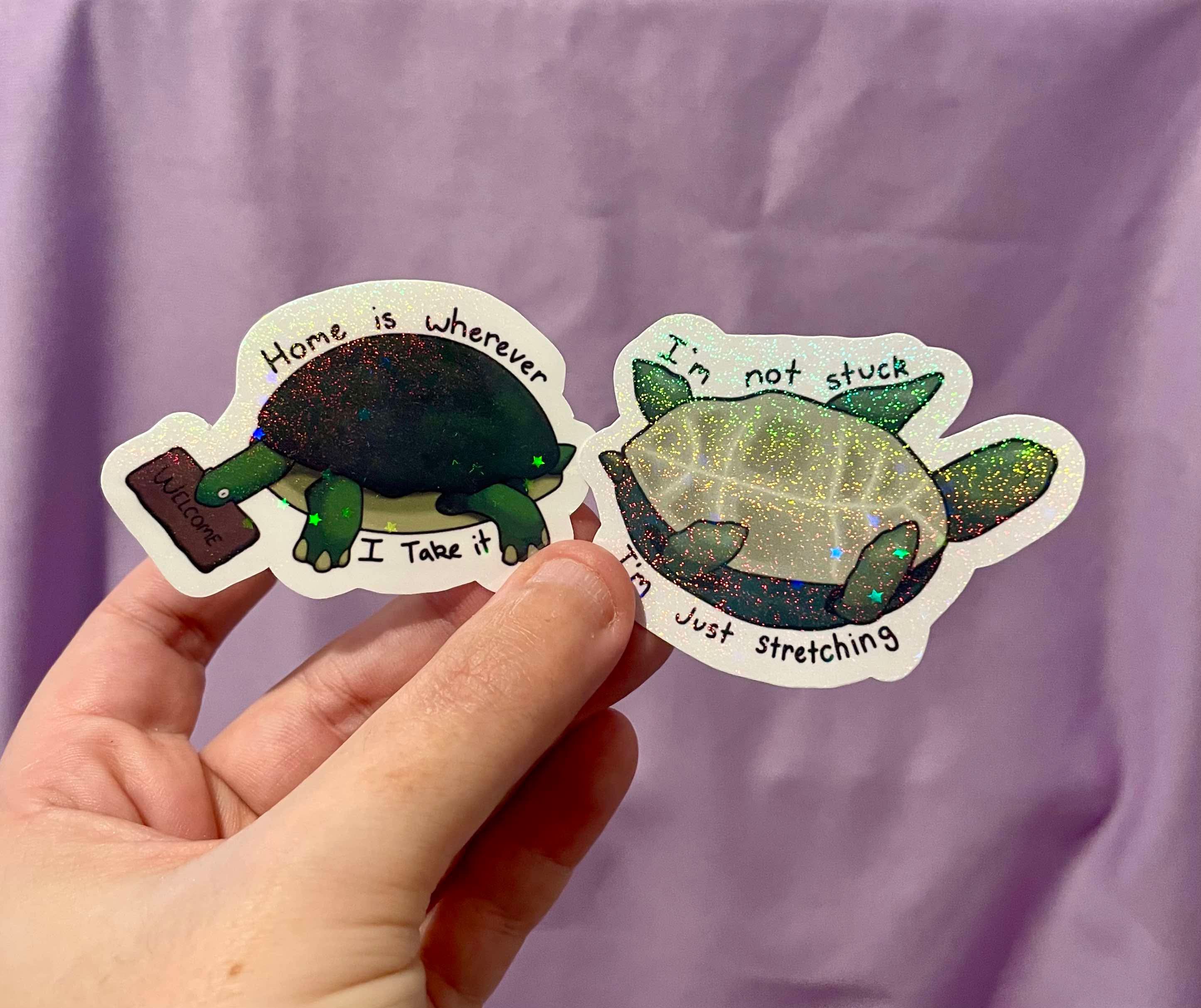 Turtle Stickers and Set
