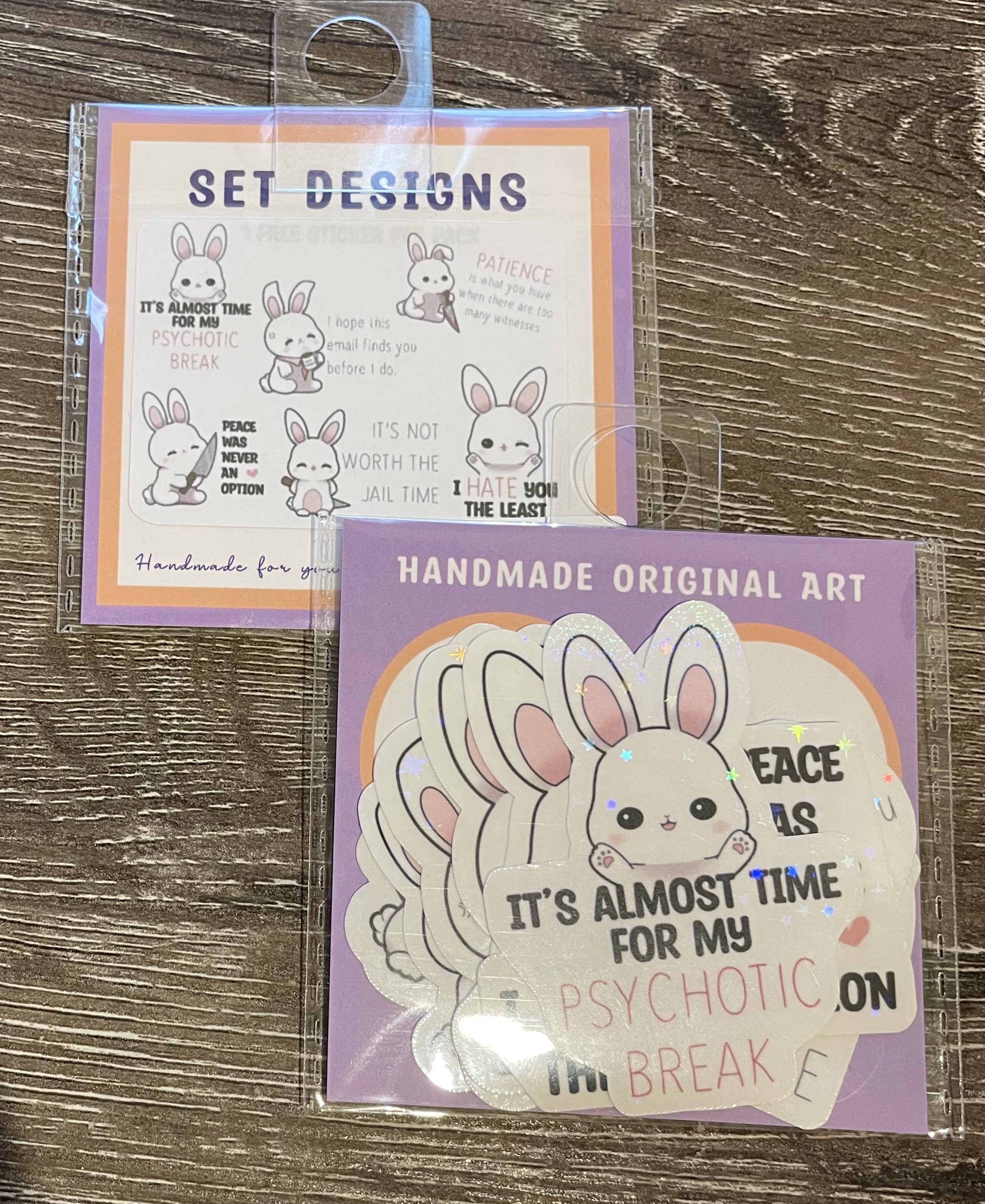 Evil bunny Sticker Sets