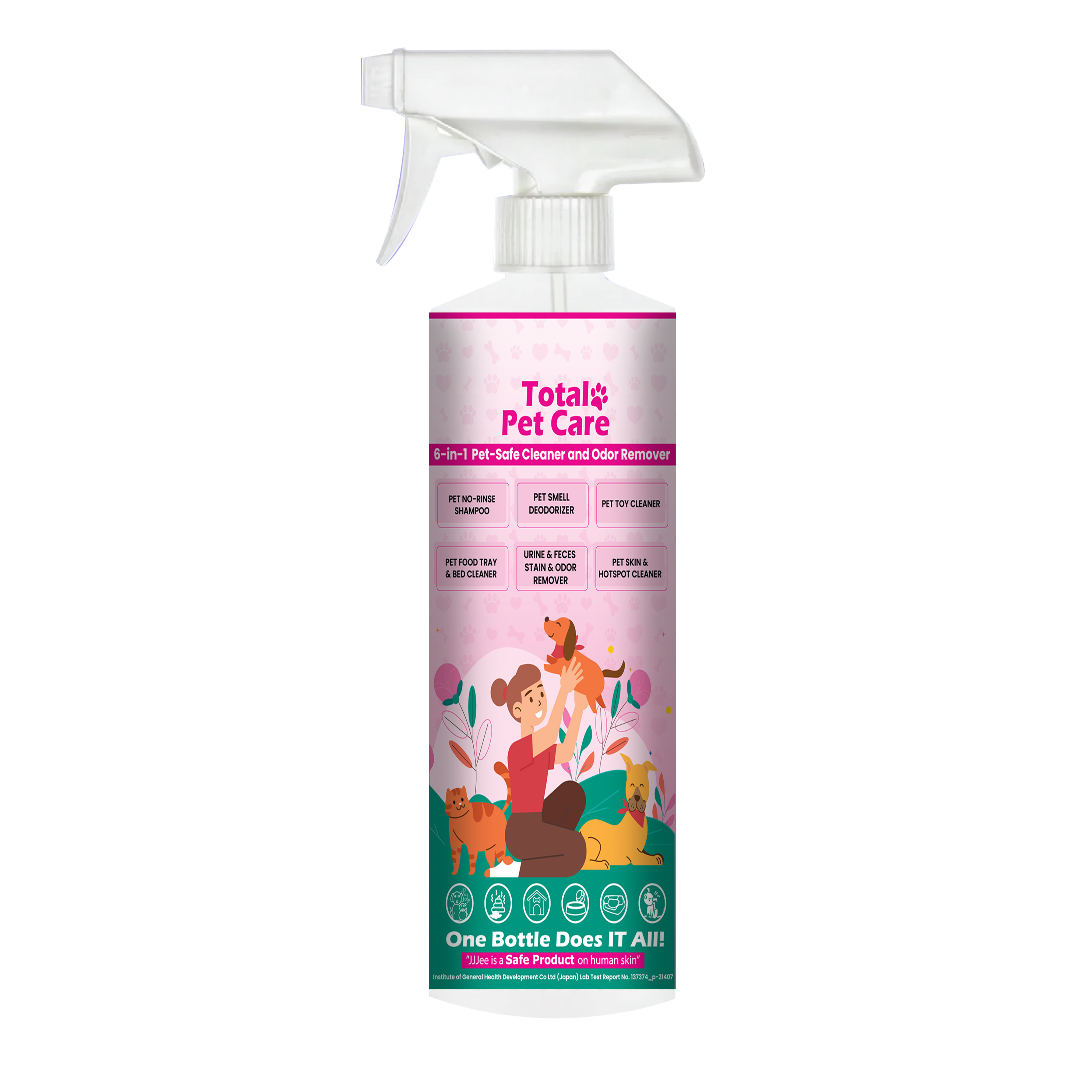 JJJee® Total Pet Care Pet-Safe Cleaner and Odor Remover