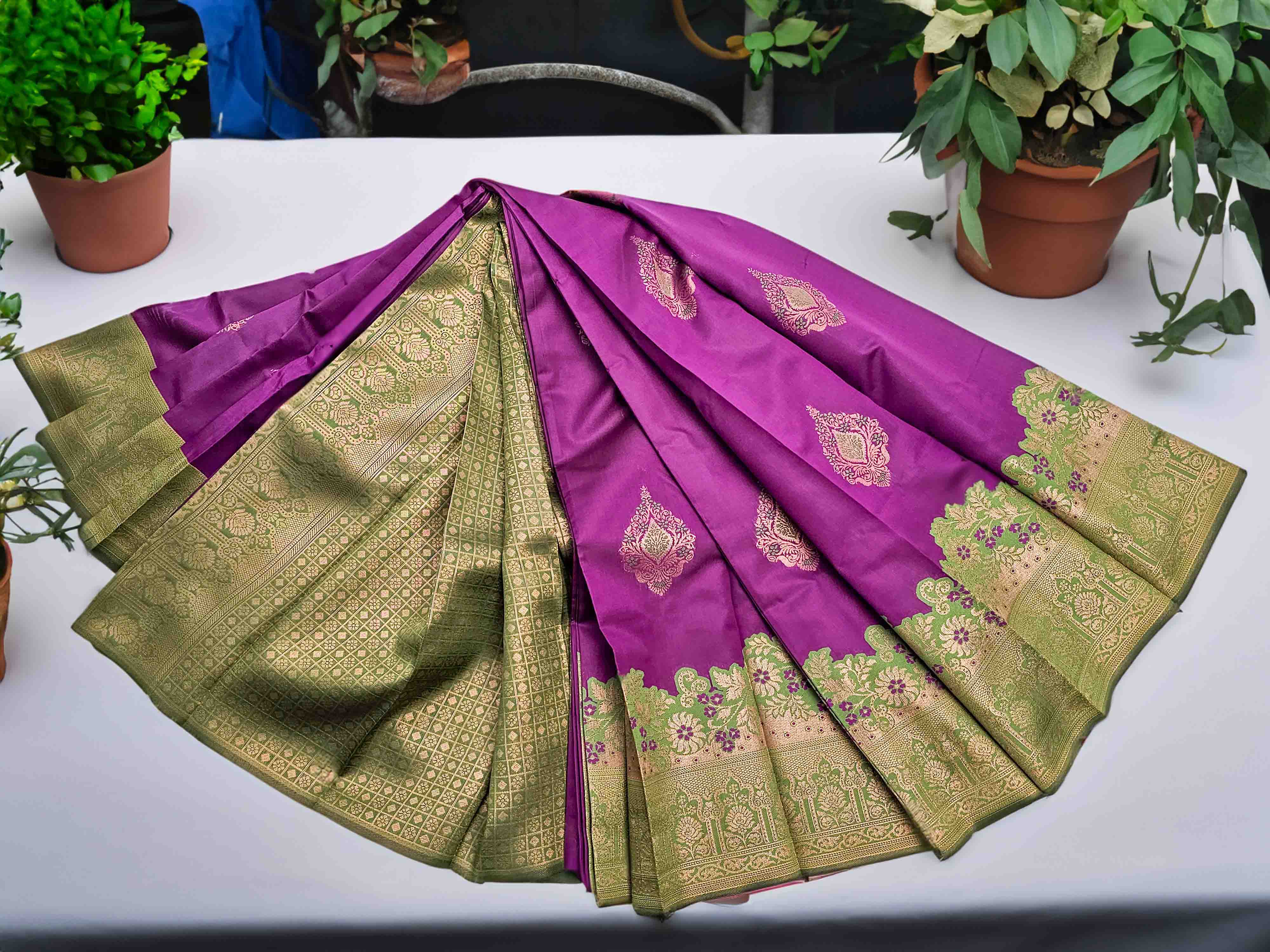 Elegant silk saree