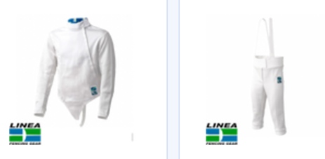 RENTA UNIFORME DE ESGRIMA 3 PIEZAS