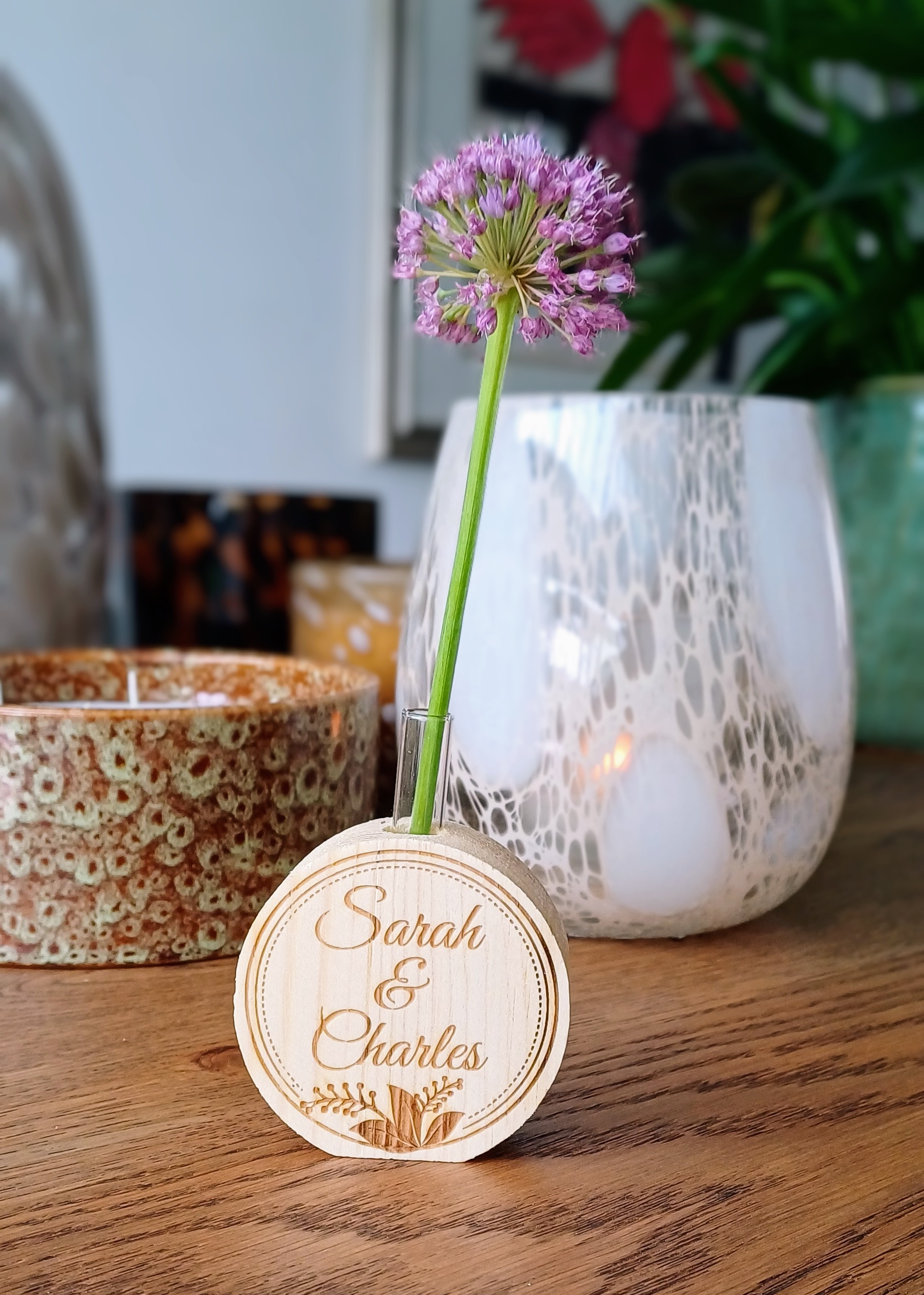 Soliflore rond personnalisable